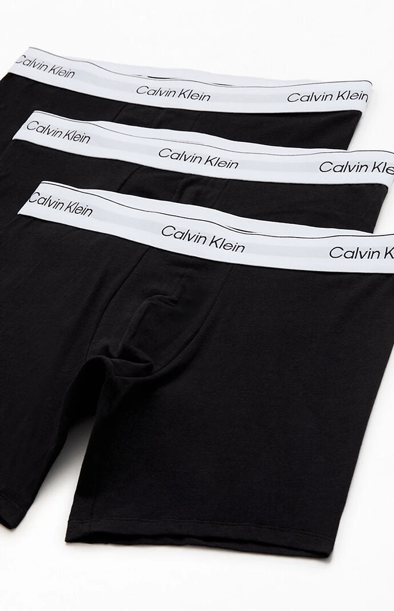 Calvin Klein 3 Pack Black & White Logo Boxer Briefs