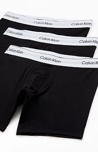 Calvin Klein 3 Pack Black & White Logo Boxer Briefs