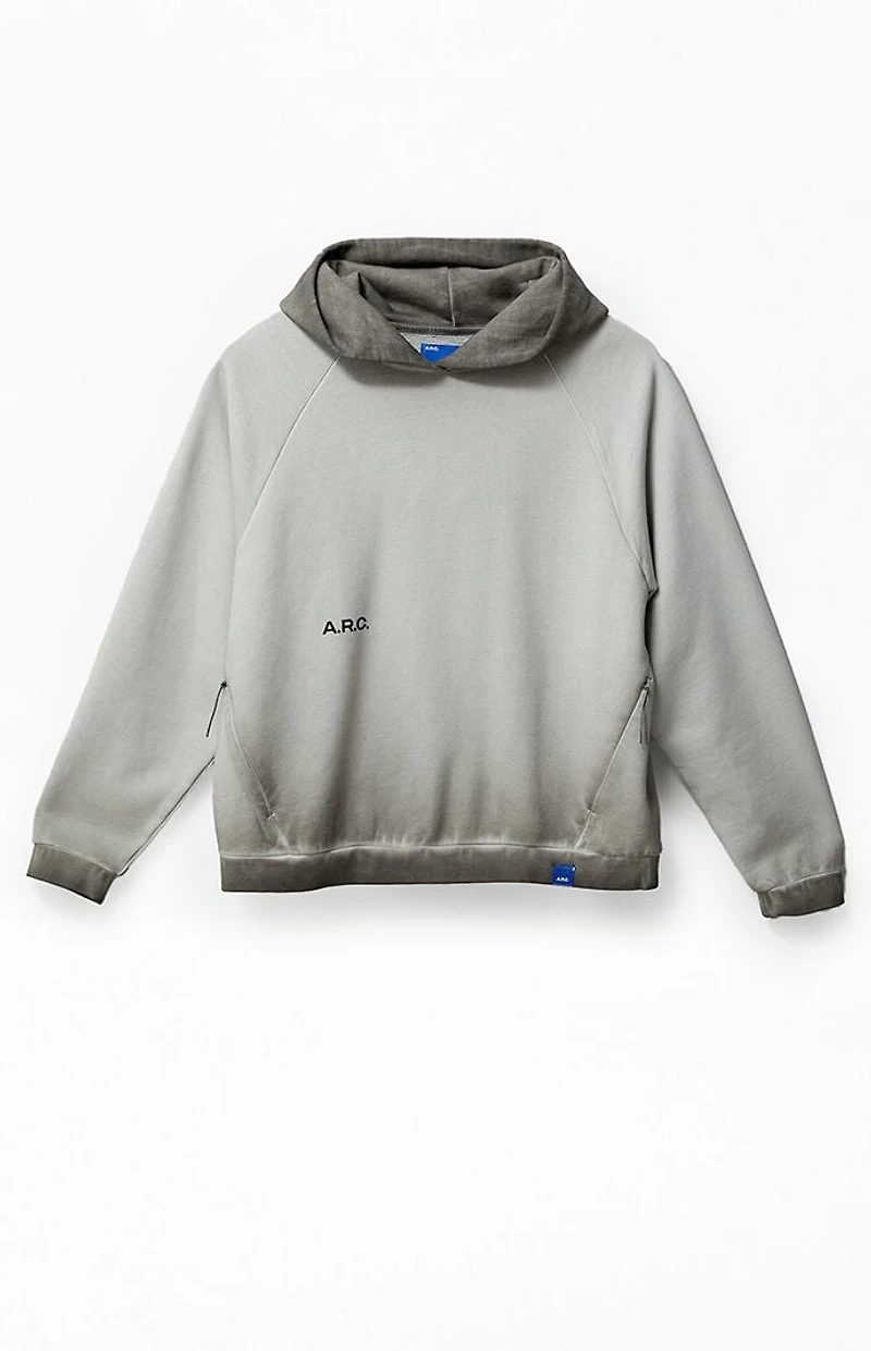 A.R.C. Active Gray Heavyweight Raglan Oversized Fleece Hoodie