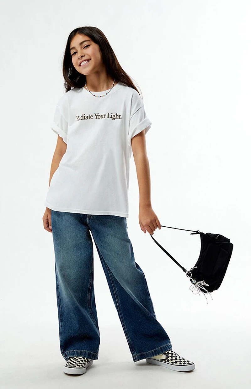 Pacsun Kids Baggy Jeans Medium Blue