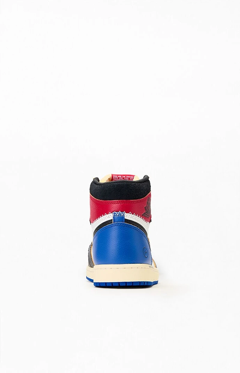 Air Jordan 1 x Fragment Design Union LA Retro High OG Varsity Red Sport Royal Shoes