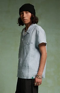 FIELD OF STUDY by Pacsun Villa Striped Camp Shirt