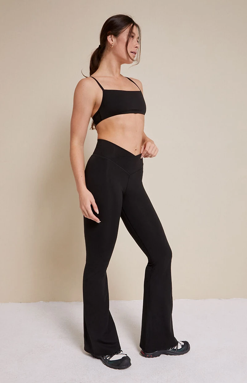 PAC 1980 WHISPER Active Black Micro Sports Bra