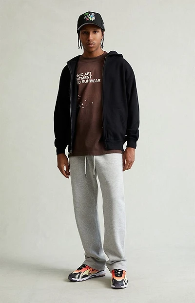 Pacsun Gray Straight Leg Sweatpants