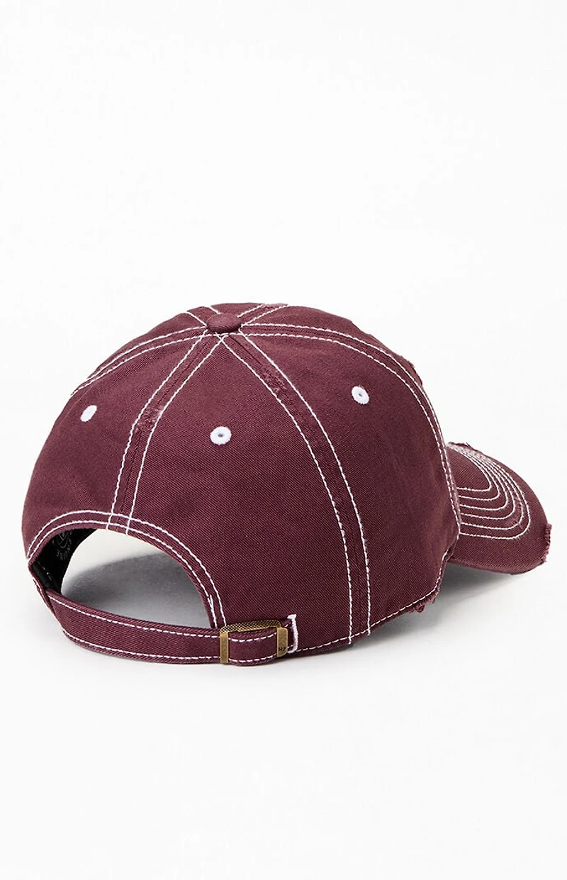 47 Brand NY Weathered Strapback Hat