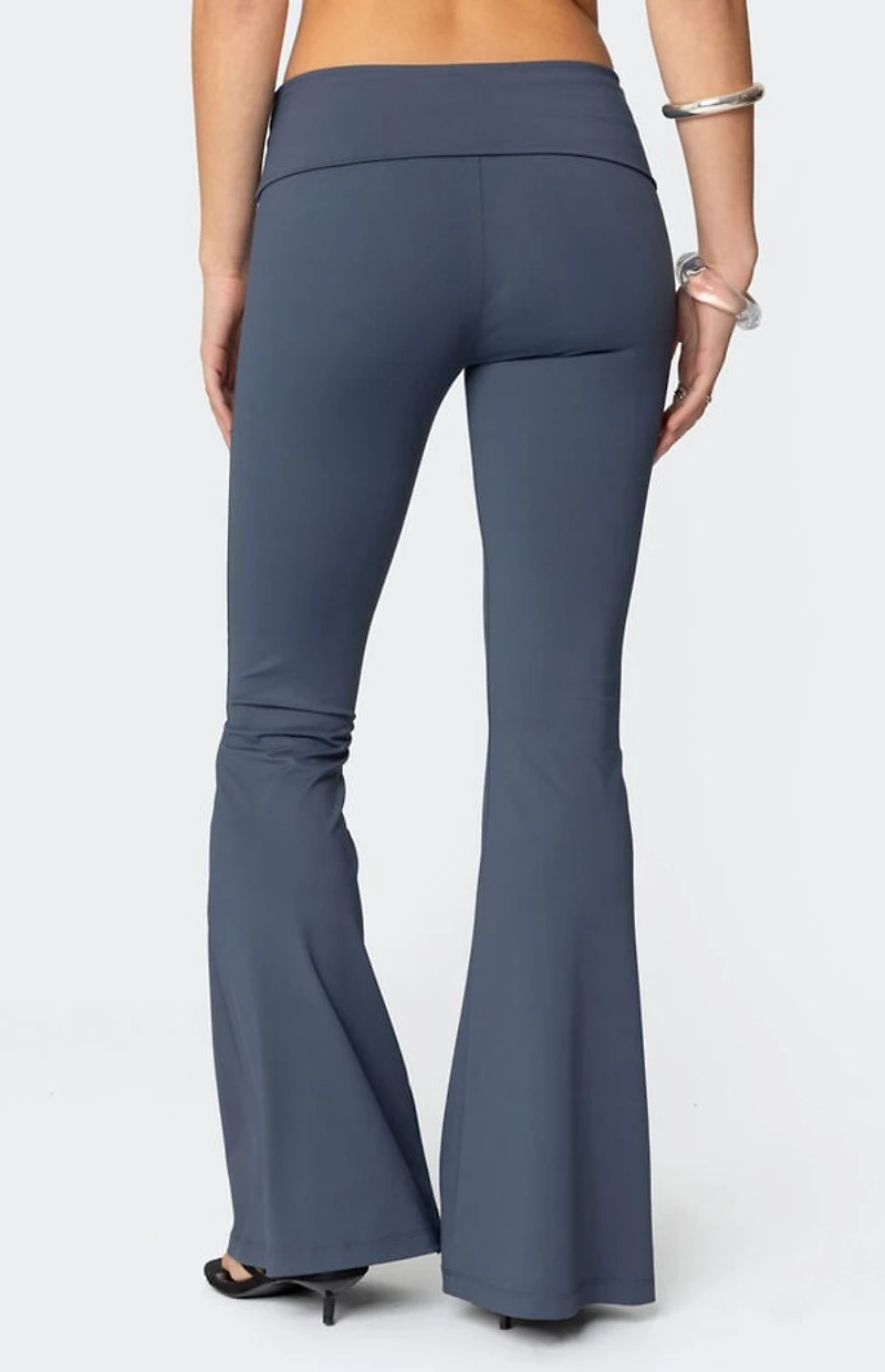 Edikted Jayna Fold Over Leggings