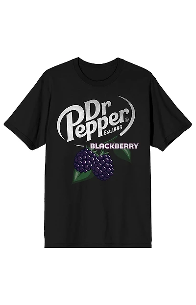Dr. Pepper Blackberry Logo T-Shirt