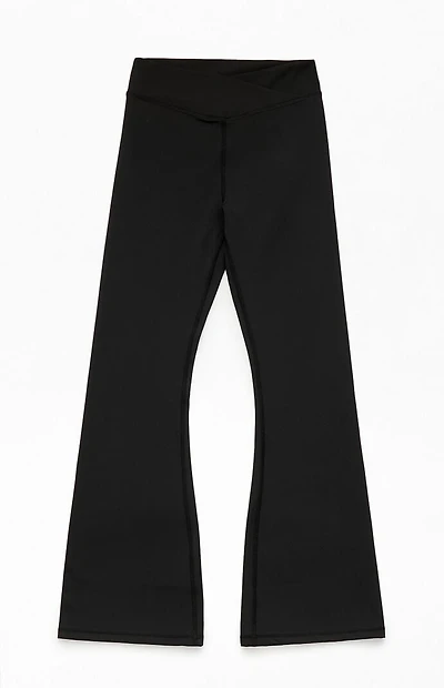 PAC 1980 Kids WHISPER Active Crossover Flare Yoga Pants
