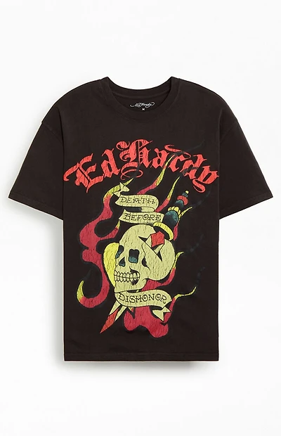 Ed Hardy Death Before Dishonor Boxy T-Shirt