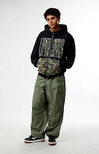 UPRISERS Black Camo Full Zip Hoodie