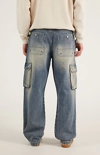 Pacsun Dylan Baggy Jeans Cargo Medium Indigo