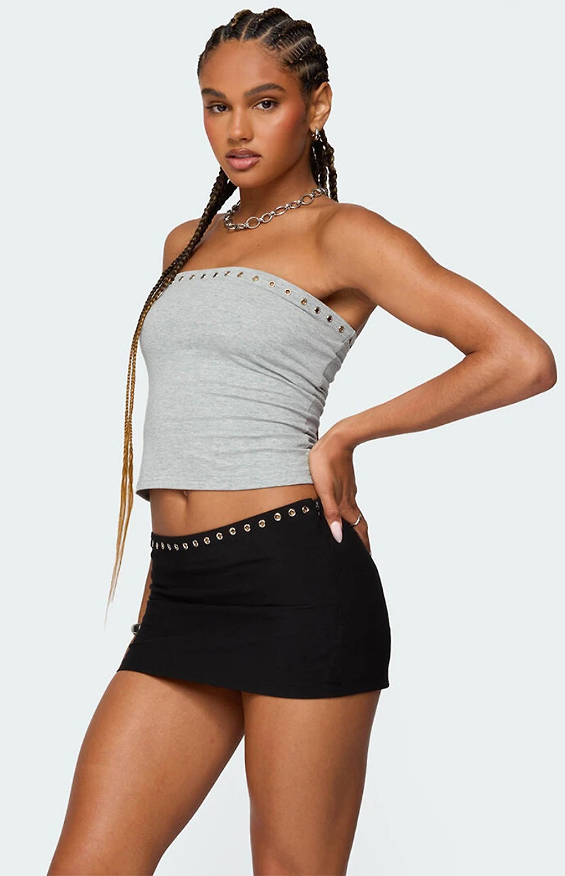 Edikted Built Bra Grommet Tube Top