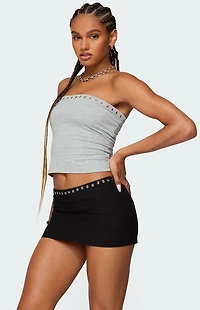 Edikted Built Bra Grommet Tube Top