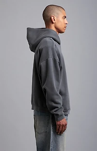 A.R.C. Black Vintage Wash Heavyweight Fleece Hoodie