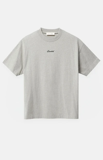 Fear of God ESSENTIALS Concrete Heather Signature '90s Short Sleeve T-Shirt