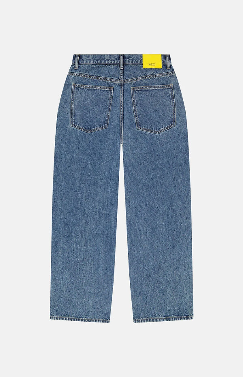 WeSC America Inc Jay Medium Blue Wide Leg Jeans