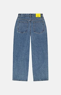 WeSC America Inc Jay Medium Blue Wide Leg Jeans
