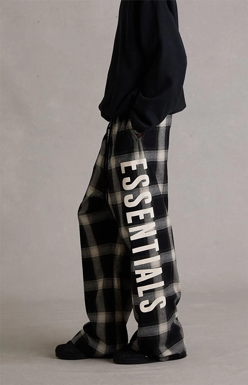 Fear of God ESSENTIALS Iron Gray Plaid Lounge Pants