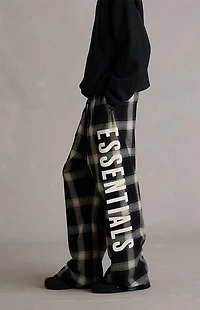 Fear of God ESSENTIALS Iron Gray Plaid Lounge Pants