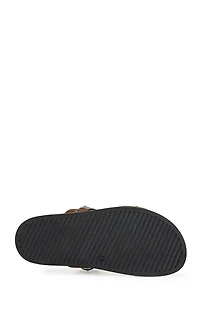 AZALEA WANG Women's Storge Brown Flat Sandals