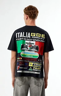 Formula 1 x Pacsun Black Monza Italy 2025 T-Shirt