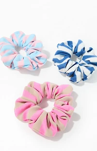 LA Hearts 3 Pack Stripes Hair Scrunchies