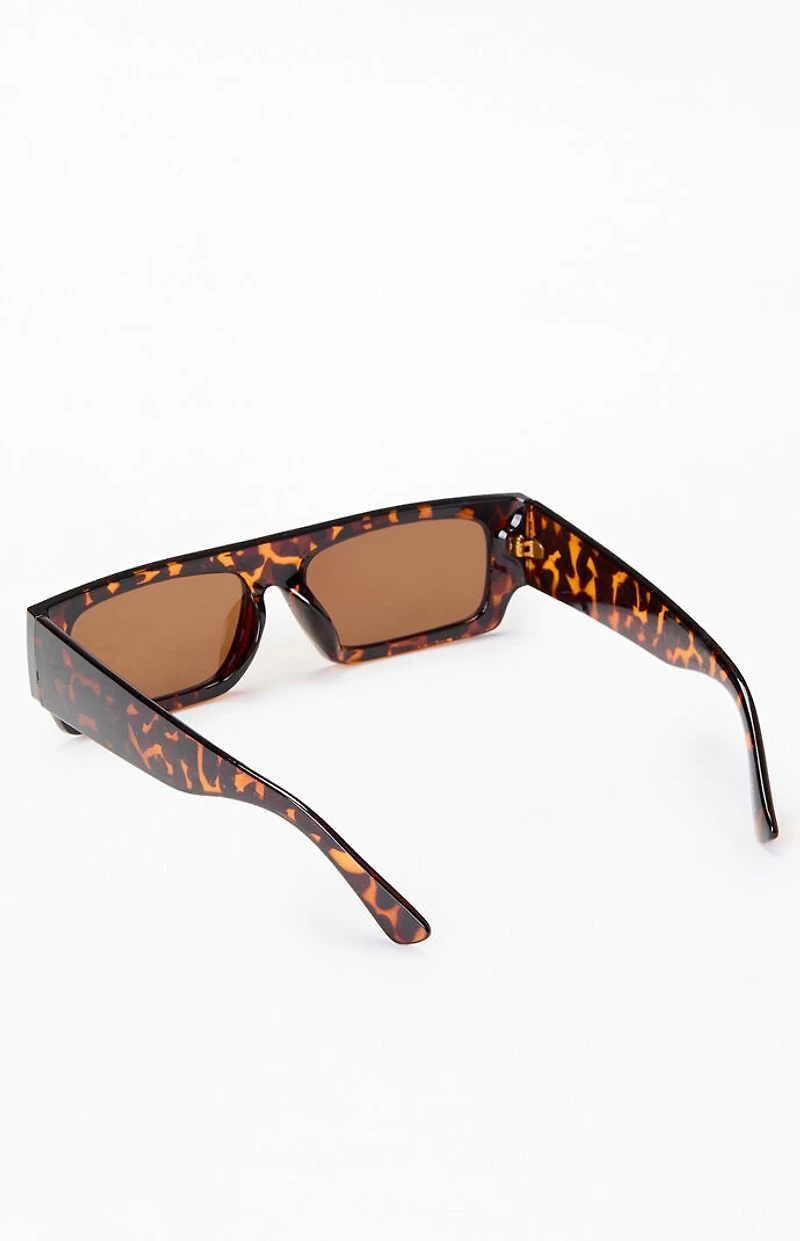 Pacsun Tortoiseshell Rectangle Sunglasses