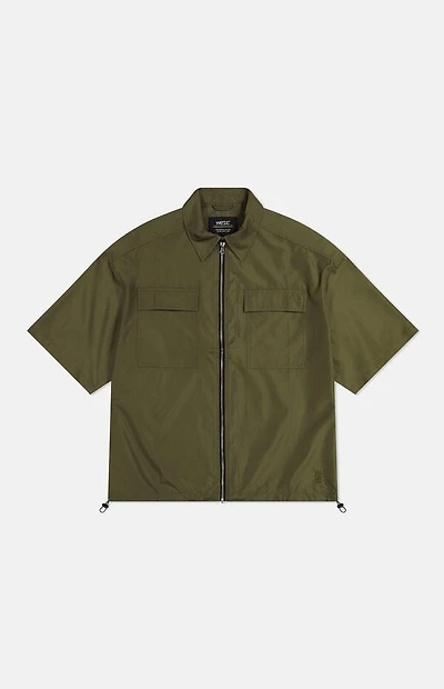 WeSC America Inc Olive Open Wind Nylon Shirt