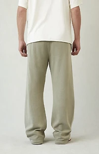 Pacsun Green Fleece Extreme Baggy Sweatpants