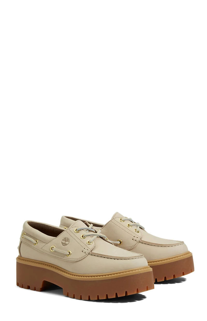 Timberland Women's Taupe Stone Street Boat Shoes