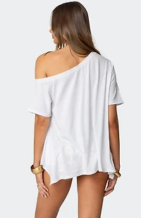 Edikted Josy Off Shoulder Handkerchief Top