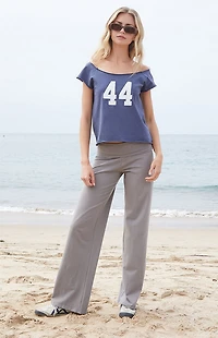 John Galt Gray Priscilla Flare Pants