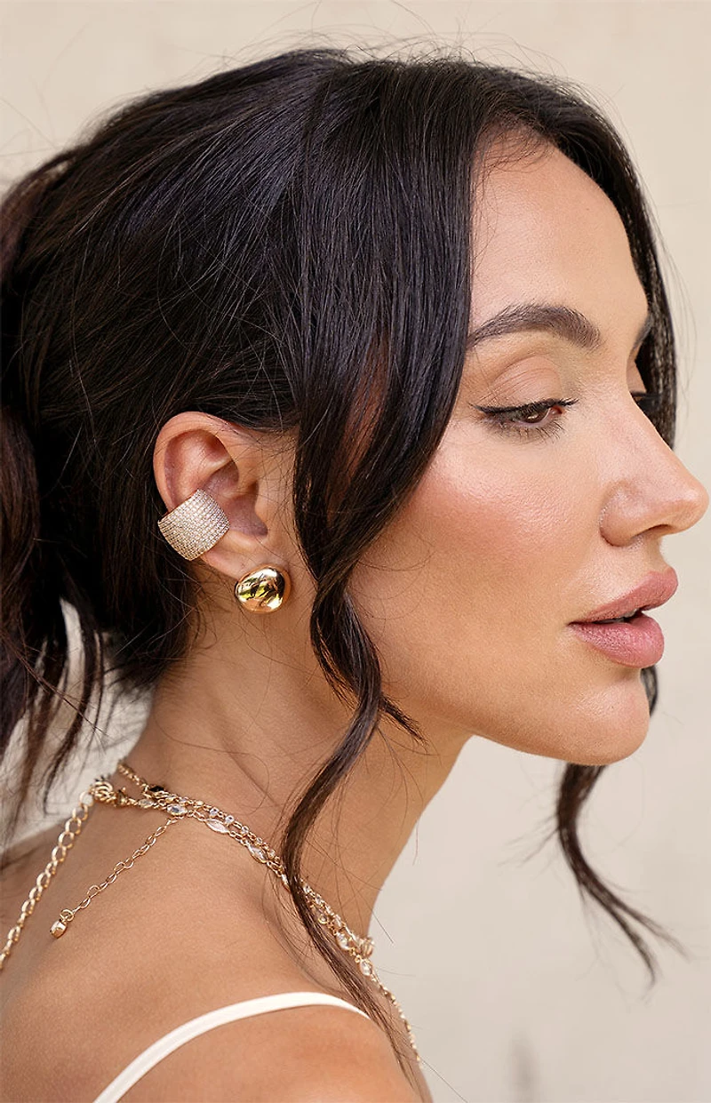 Ettika Crystal Statement Chunky Ear Cuff