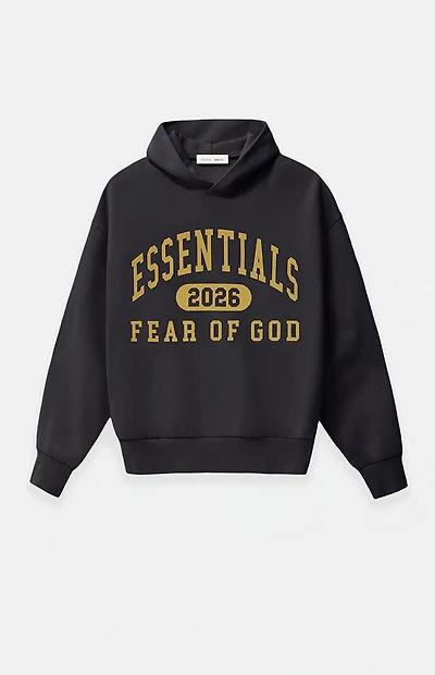 Fear of God ESSENTIALS Vintage Black Classic Fit Hoodie