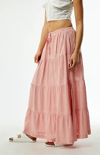 Rhythm Classic Tiered Maxi Skirt