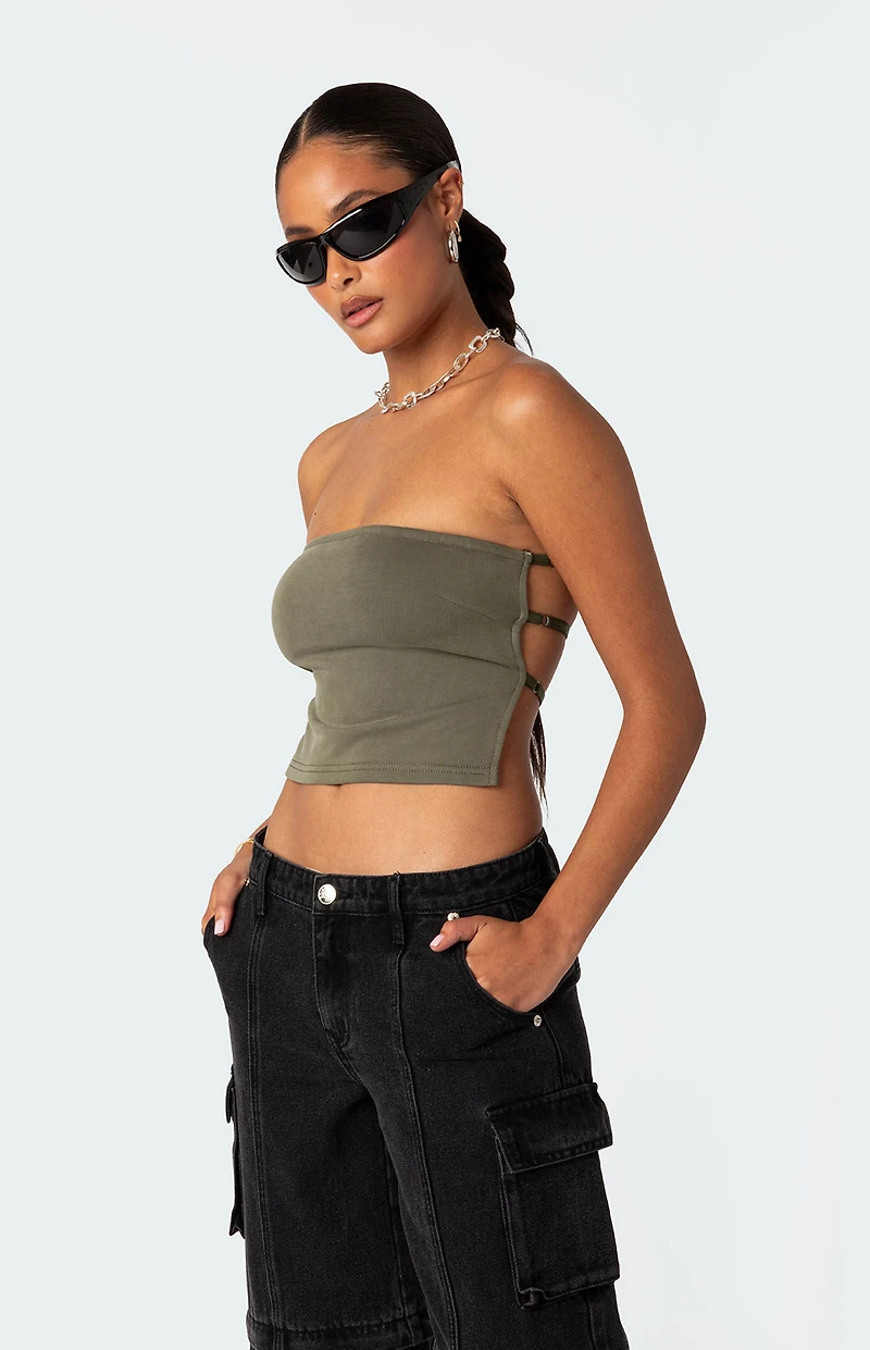 Edikted Tao Open Back Tube Top
