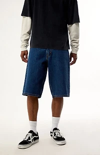 Levi's Dark Blue 470 Baggy Jean Shorts