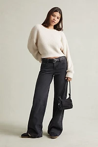 Pacsun Casey Low Rise Baggy Jeans Washed Black