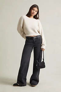 Pacsun Casey Low Rise Baggy Jeans Washed Black