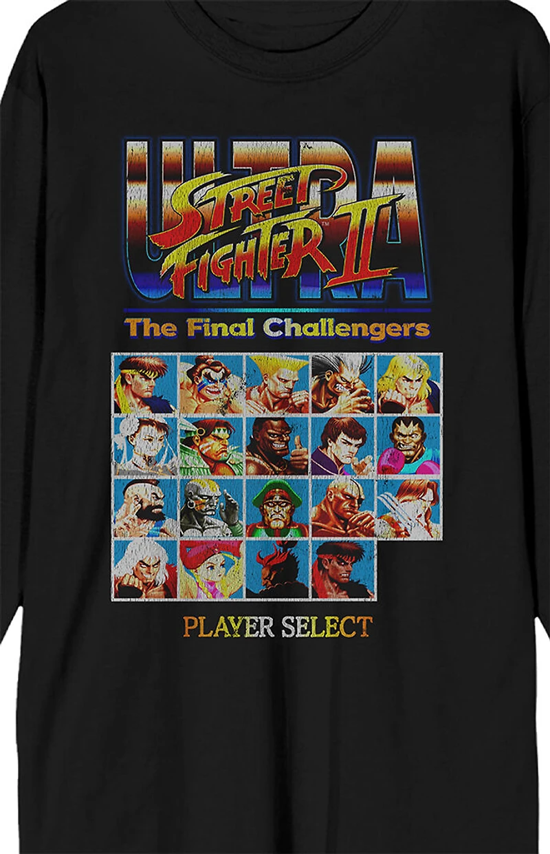 Street Fighter Final Challenge Long Sleeve T-Shirt