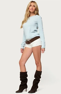 Edikted Sonny Relaxed Rolled Sweater