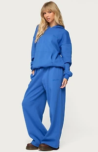 Edikted Basic Girl Wide Leg Sweatpants