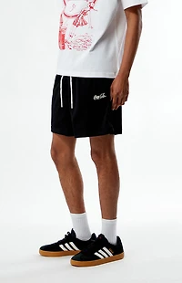 Coca Cola By Pacsun Black Logo Mesh Shorts