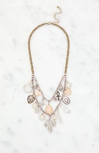 LA Hearts Penelope Mixed Metal Charm Necklace