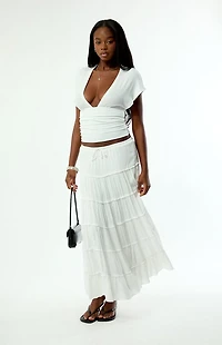 Pacsun Tiered Maxi Skirt