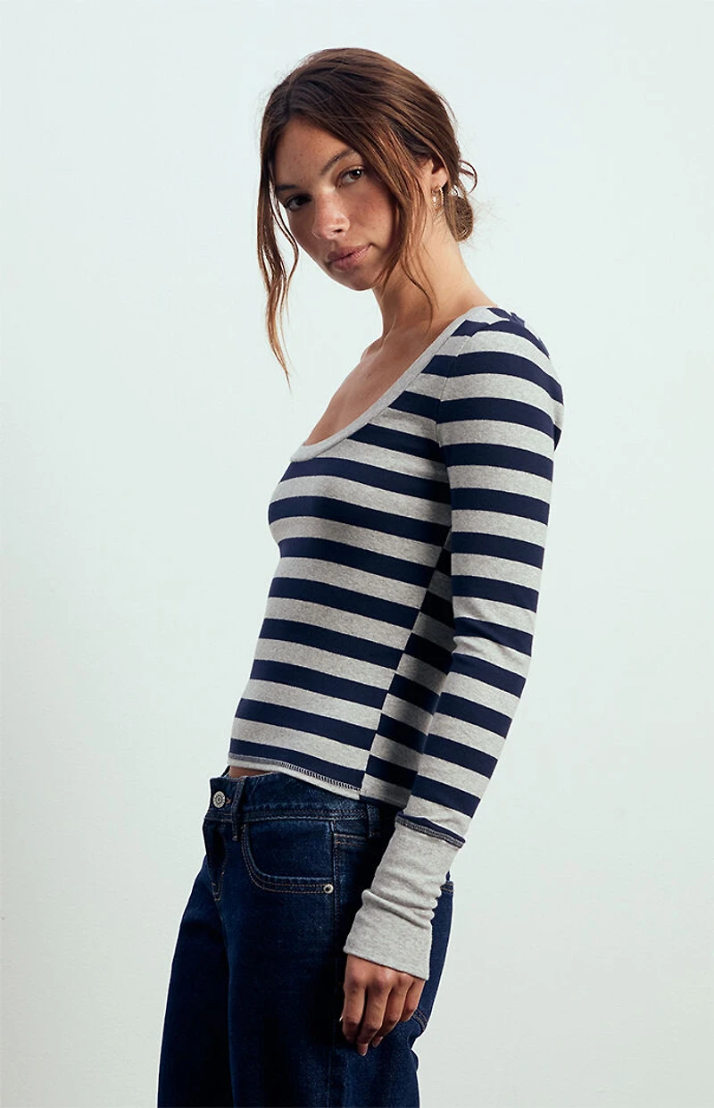 Beverly and Beck Lily Long Sleeve Top