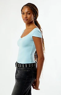 Your Favorite Eleanor Ruched V-Neck Top