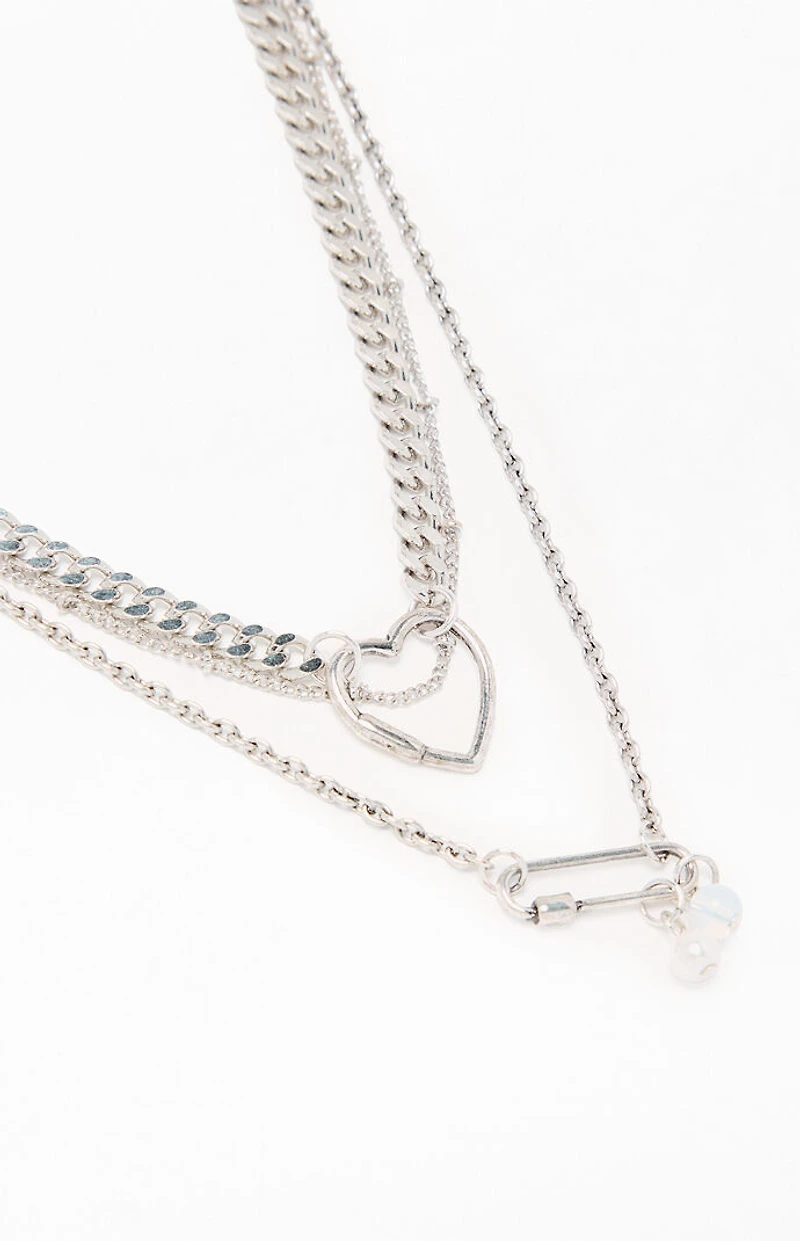 LA Hearts Harper Layered Necklace