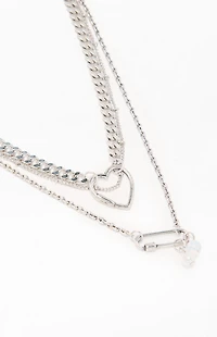 LA Hearts Harper Layered Necklace