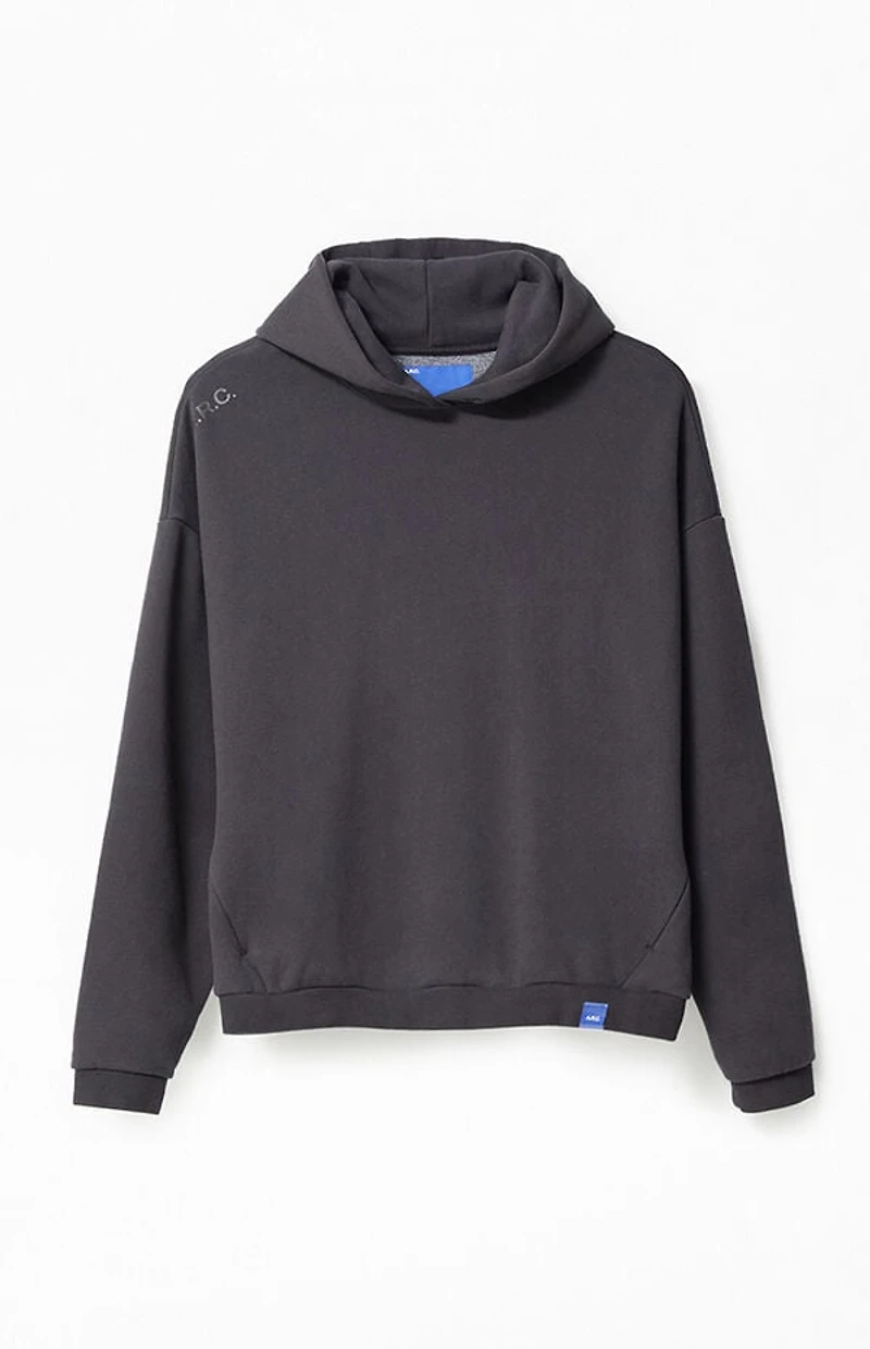 A.R.C. Black Vintage Wash Heavyweight Oversized Fleece Hoodie